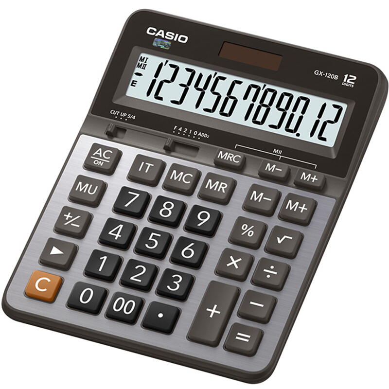 卡西歐（CASIO） GX-120B 商務(wù)計(jì)算器 超大型機(jī) 灰色 GX-120S升級(jí)款_http://lucerna.cn/img/sp/139/fc54af12-2e61-497f-9df4-8090fc948c57.jpg