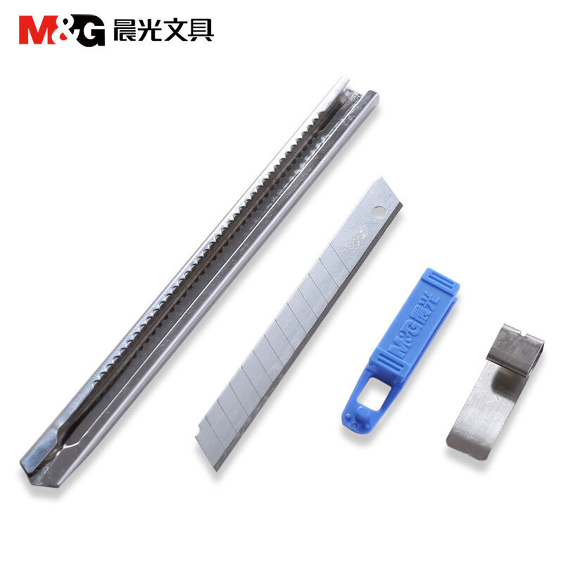 晨光（M&G） ASS91314 金屬美工刀 裁紙刀 壁紙刀 顏色隨機_http://lucerna.cn/img/sp/142/e5dc9ecf-ae58-46b7-81d6-f4b009cdc1da.jpg