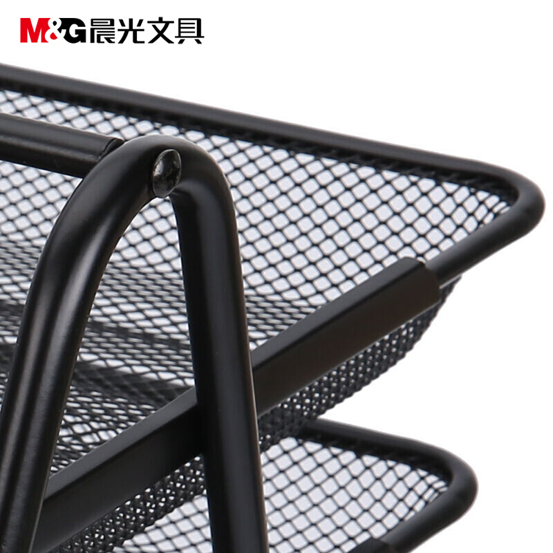 晨光（M&G） ADM94754 三層金屬網(wǎng)格文件盤文件架文件座 黑色_http://lucerna.cn/img/sp/146/f433b764-7894-4ea9-aca8-fb9b1d8a29f1.jpg