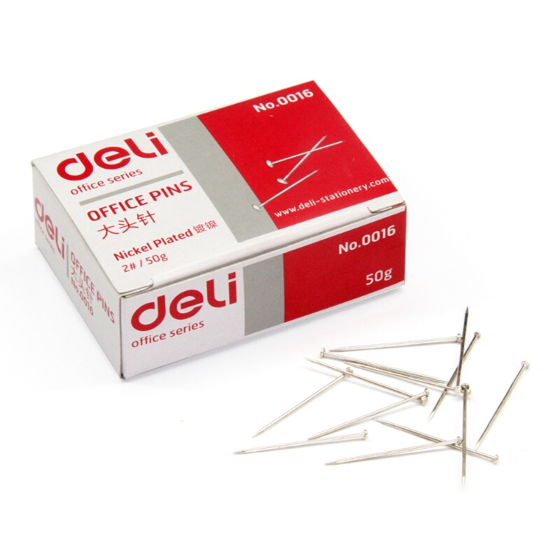 得力（deli） 0019 辦公專用3號鍍鎳裝大頭針 100枚盒 （單盒裝）_http://lucerna.cn/img/sp/160/b70333d4-5bda-41bc-b72f-6830a90fc85e.jpg