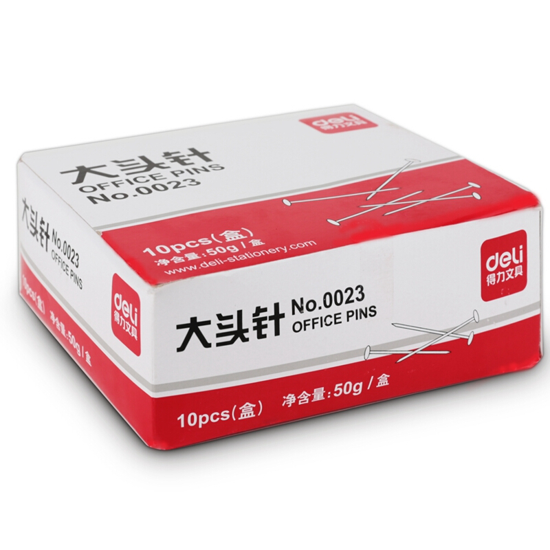 得力（deli） 0023 PP盒裝大頭針 單盒 50g盒 （單盒裝）_http://lucerna.cn/img/sp/160/c52c6dc1-a8e9-412e-ad4d-51670b21def3.jpg