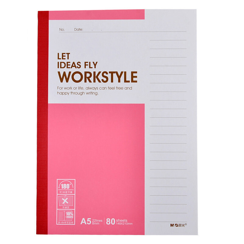 晨光（M&G） APYJU411 辦公無線裝訂本A5/80頁 5本/包_http://lucerna.cn/img/sp/161/e8057936-4aa1-452e-8b43-a0ed1a14847c.jpg