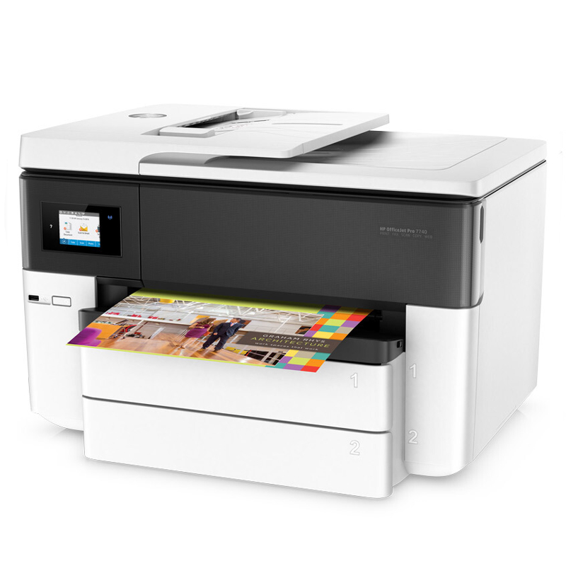 惠普（HP） OfficeJet Pro 7740 多功能噴墨一體機 (雙層紙盒,高配) _http://lucerna.cn/img/sp/1719/b23096b8-0fdb-4307-ba18-e22635f958cc.jpg