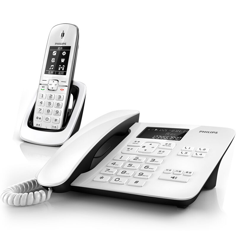 飛利浦（PHILIPS） DCTG492 語音報(bào)號黑名單中文數(shù)字子母機(jī)一拖一家用辦公會(huì)議坐固定固話無線電話機(jī)座機(jī)無繩電話機(jī)（白色）_http://lucerna.cn/img/sp/2147/af2d0dc2-2d84-4a70-8e13-4e9972296516.jpg