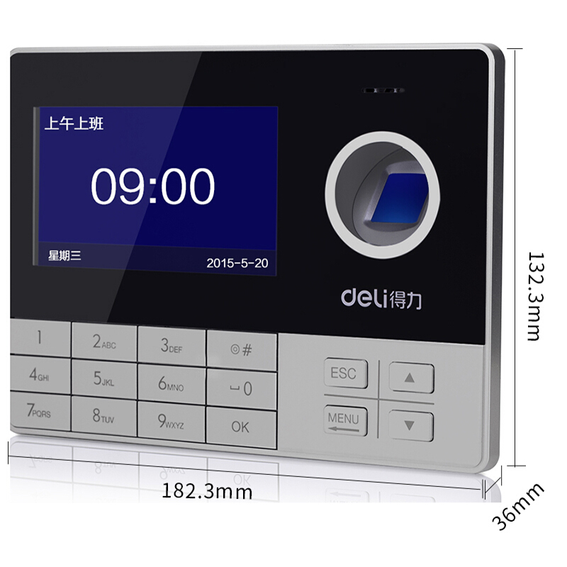 得力（deli） 3757 互聯(lián)網(wǎng)指紋考勤機(jī) 異地考勤管理打卡機(jī)_http://lucerna.cn/img/sp/232/11543800-3d2a-4b61-b2ca-a92dd4377857.jpg