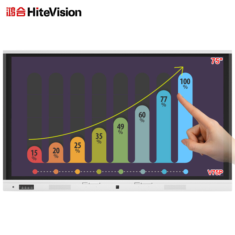鴻合（HiteVision） ICB-V75P 會(huì)議平板 (75英寸，4k屏體) 