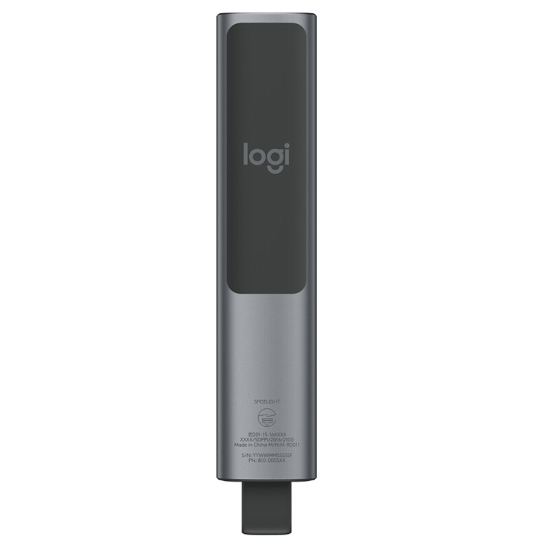 羅技（Logitech） Spotlight 無線演示器 投影筆 翻頁器 非激光筆 演示筆 演講神器 放大聚焦液晶屏可顯 (灰色) _http://lucerna.cn/img/sp/242/9a858a95-b5d5-4801-836b-42b3c7261971.jpg