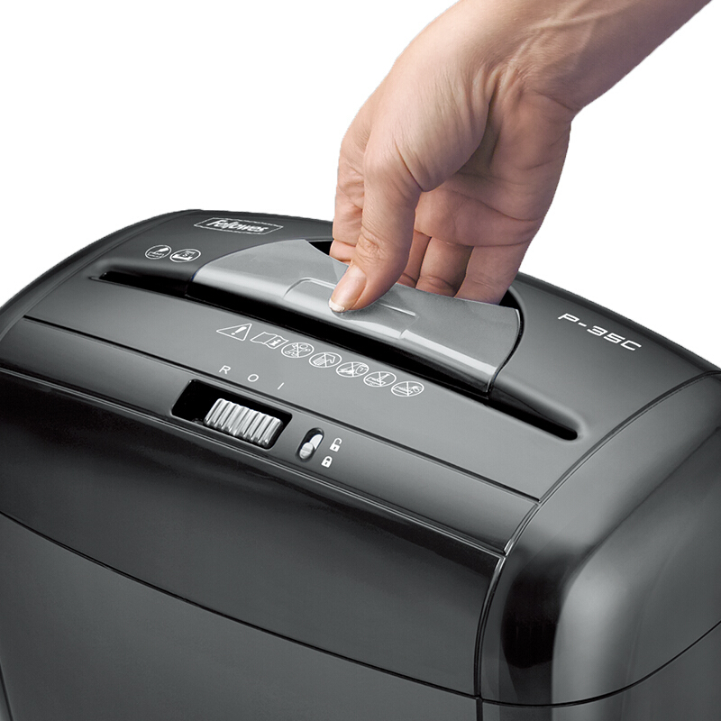 范羅士（Fellowes） P-35C 辦公家用小型碎紙機（單次碎紙5張/小巧實用）_http://lucerna.cn/img/sp/258/f0a55fcb-9d34-4572-b4c4-0917a6f4e4d9.jpg