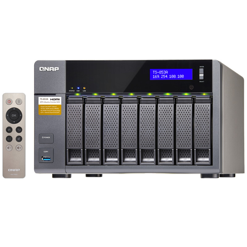 威聯(lián)通（QNAP） TS-853A 8G內(nèi)存 八盤位網(wǎng)絡(luò)存儲器NAS 四核處理器 （無內(nèi)置硬盤）_http://lucerna.cn/img/sp/275/a455e819-7437-43fd-99b5-0c987eb2df54.jpg