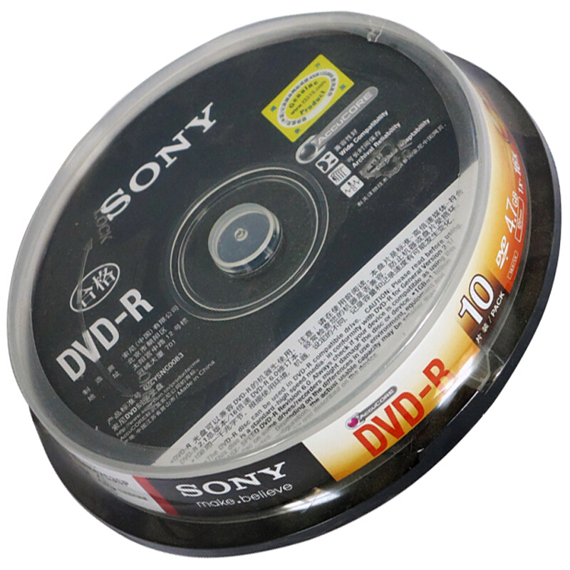 索尼（SONY） DVD-R光盤/刻錄盤 16速4.7G 桶裝10片_http://lucerna.cn/img/sp/277/1da17c86-c64f-40a1-85df-0b9aba6eb2a4.jpg
