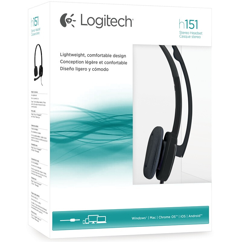 羅技（Logitech） H151 立體聲耳機(jī)麥克風(fēng) 黑色_http://lucerna.cn/img/sp/282/750a4aa1-570c-4e6f-b0be-1611d0a23ff4.jpg