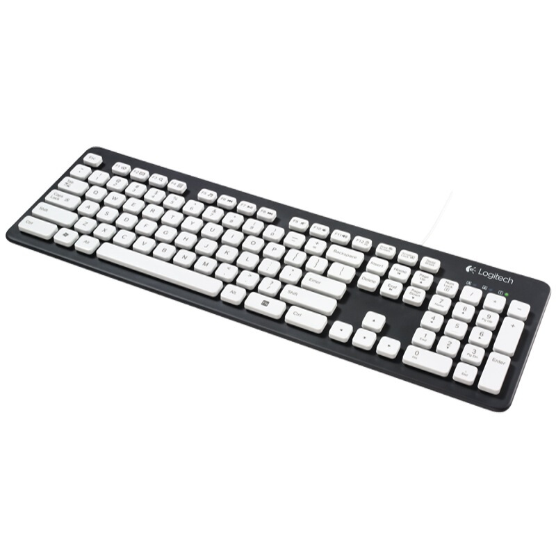 羅技（Logitech） K310 有線水洗鍵盤(pán)（白色） _http://lucerna.cn/img/sp/283/5c46fc7b-6605-4aaa-9914-0ec64d10ab52.jpg