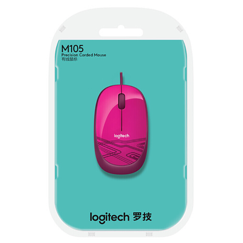 羅技（Logitech） M105 時尚多彩鼠標 左右手通用 (蜜桃粉) _http://lucerna.cn/img/sp/284/71e0141b-2a7c-4754-946c-0283d24401cf.jpg