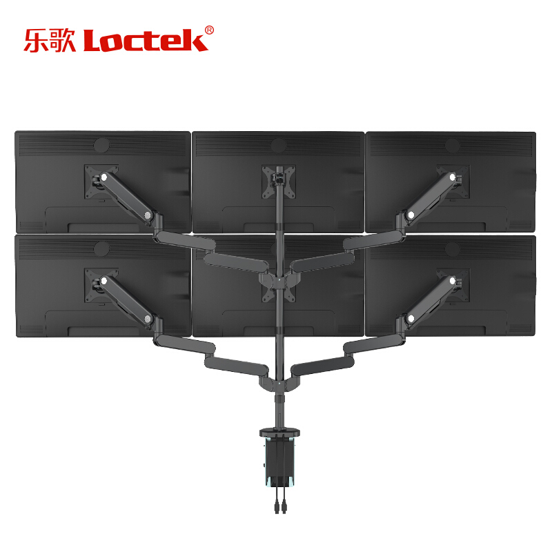 樂歌（Loctek） Q5S 六屏顯示器支架 全鋁電腦支架 旋轉(zhuǎn)伸縮支架_http://lucerna.cn/img/sp/296/c67106d9-5978-4e36-911e-9035d64208af.jpg