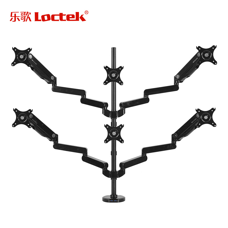 樂歌（Loctek） Q5S 六屏顯示器支架 全鋁電腦支架 旋轉(zhuǎn)伸縮支架_http://lucerna.cn/img/sp/296/fa5dfbab-357a-450b-8552-e812ace809d2.jpg