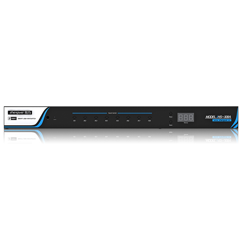 勝為 KS-308A KVM切換器 機架式 8口帶遙控 顯示器共享器_http://lucerna.cn/img/sp/301/4647969b-2d98-47e5-9230-0c564bf89c3a.jpg