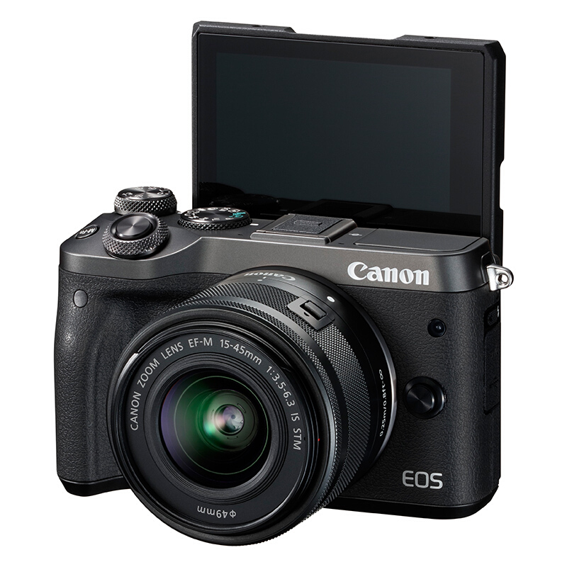 佳能（Canon） EOS M6 可換鏡微單照相機（15-45鏡頭黑色套機）_http://lucerna.cn/img/sp/307/ae7b8a90-7c8f-40f9-8127-c3bd657fc125.jpg