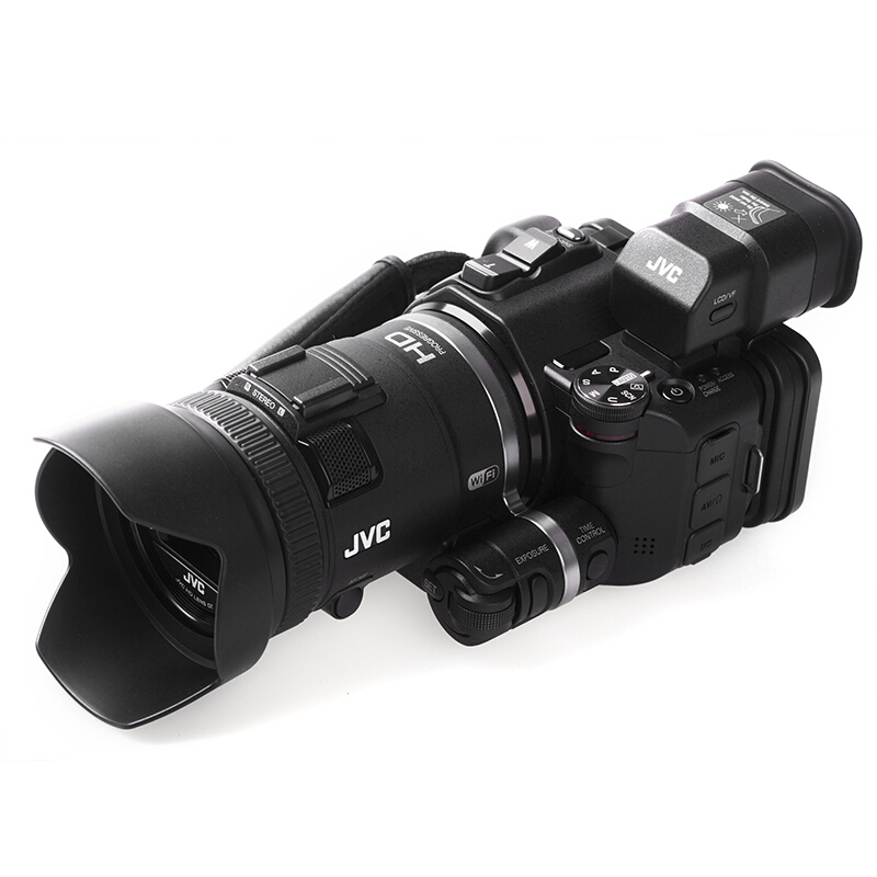 JVC（杰偉世） GC-PX100BAC 高速/高清攝像機(jī) 體育/運(yùn)動/賽事攝像機(jī) 黑色