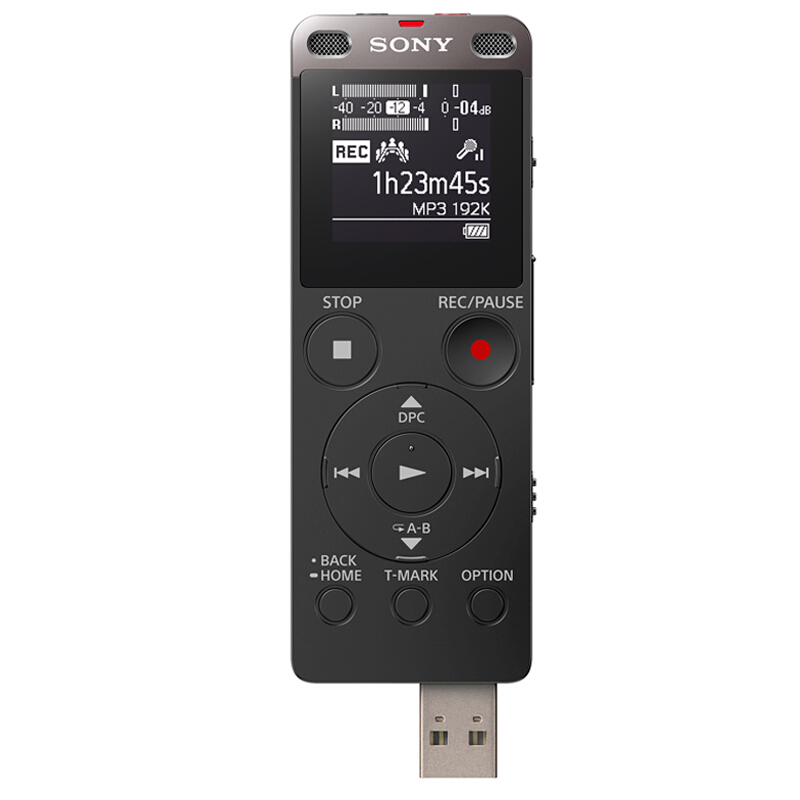 索尼（SONY） ICD-UX565F 數(shù)碼錄音棒 纖薄機身 8GB （黑色）