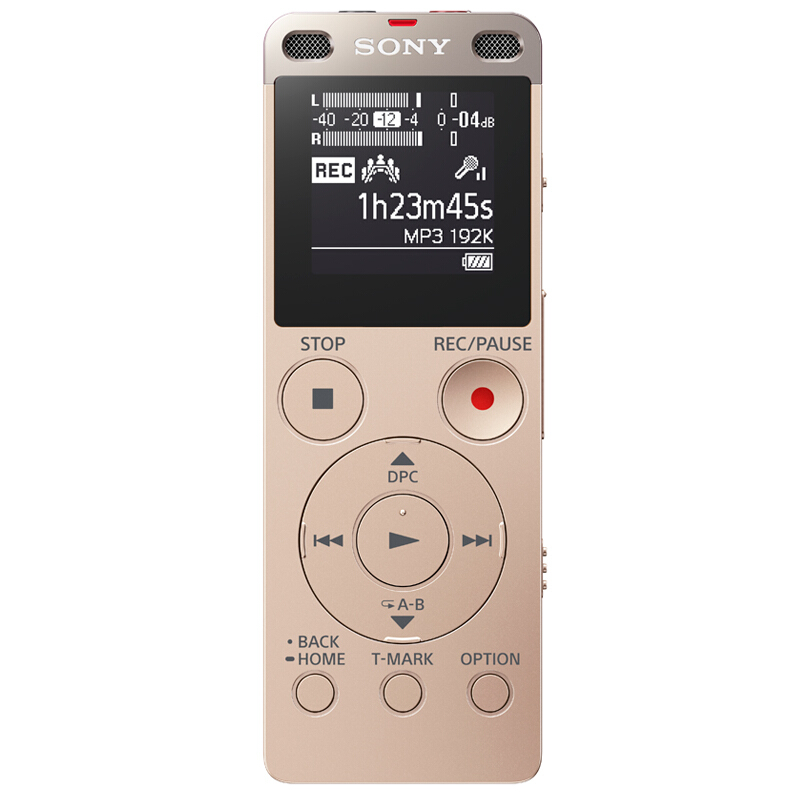 索尼（SONY） ICD-UX560F 數(shù)碼錄音棒 商務語言好幫手 4GB容量 (金色) 