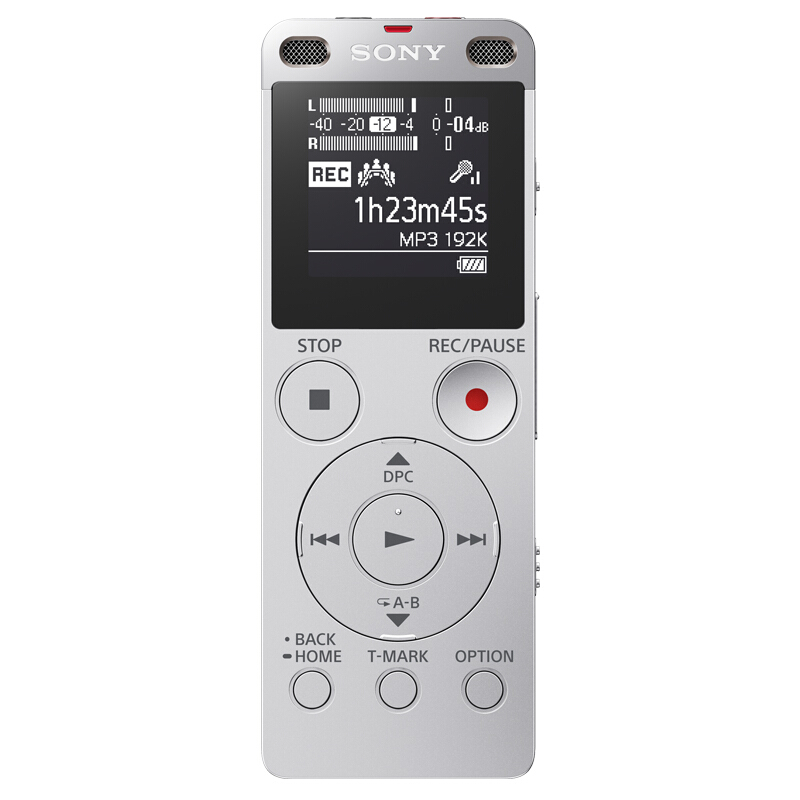 索尼（SONY） ICD-UX565F 數(shù)碼錄音棒 纖薄機身 8GB （銀色）