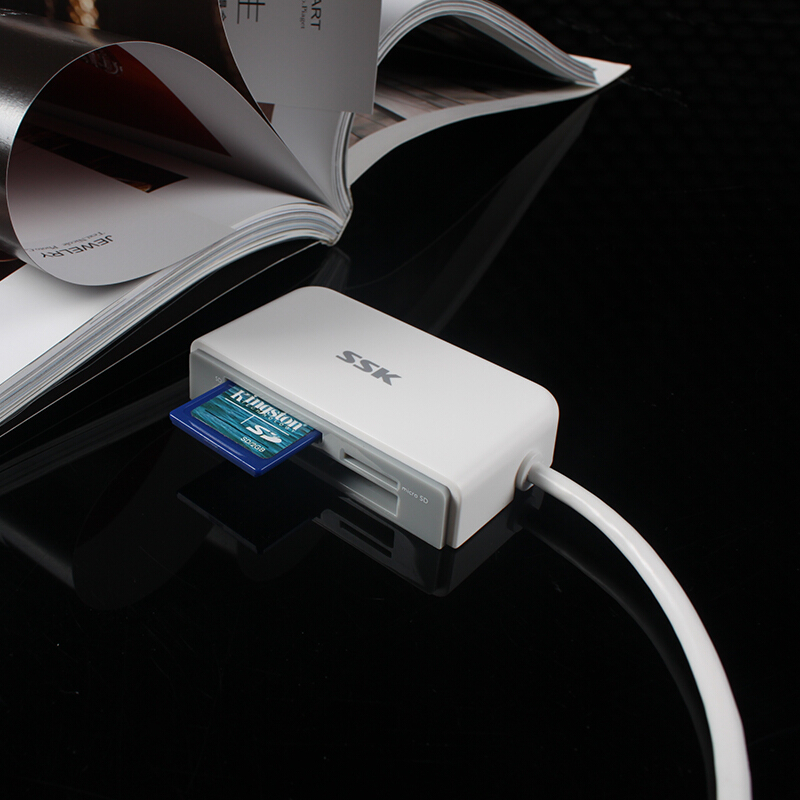 飚王（SSK） SCRM610 Type-c接口多合一讀卡器 支持雙面熱插拔 高速讀寫 TF/SD/CF手機(jī)卡相機(jī)卡_http://lucerna.cn/img/sp/323/51e03c48-2242-4478-9515-e35f2a1b63c4.jpg