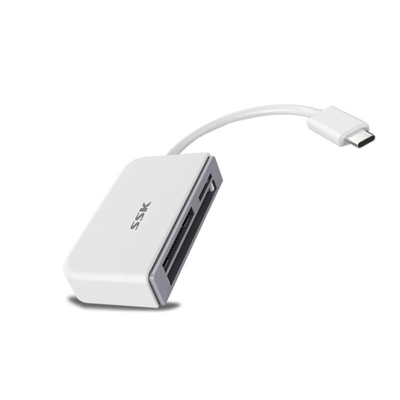 飚王（SSK） SCRM610 Type-c接口多合一讀卡器 支持雙面熱插拔 高速讀寫 TF/SD/CF手機(jī)卡相機(jī)卡_http://lucerna.cn/img/sp/323/88d457c3-d895-4f09-b033-ecad663cd760.jpg