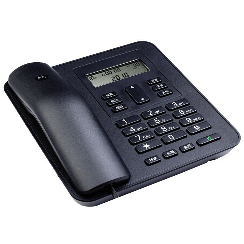 摩托羅拉（Motorola） CT310C 固定有繩電話機(jī)座機(jī)來電顯示免電池大屏幕歐式時(shí)尚辦公商務(wù)家用有線座機(jī)（黑色）_http://lucerna.cn/img/sp/329/66cc2be6-23e1-4959-a3b5-eaa610ae98a8.jpg