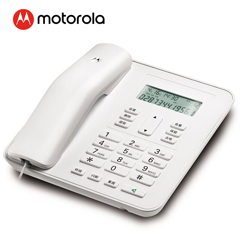 摩托羅拉（Motorola） CT310C 固定有繩電話機(jī)座機(jī)來電顯示免電池大屏幕歐式時(shí)尚辦公商務(wù)家用有線座機(jī)（白色）_http://lucerna.cn/img/sp/329/9f632e43-139a-44fc-87bb-fd3fced39b1d.jpg