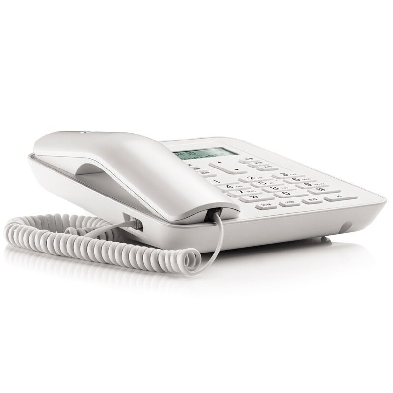 摩托羅拉（Motorola） CT310C 固定有繩電話機(jī)座機(jī)來電顯示免電池大屏幕歐式時(shí)尚辦公商務(wù)家用有線座機(jī)（白色）_http://lucerna.cn/img/sp/329/b26b7d53-12e8-4d7d-86f9-914c21aaa55d.jpg