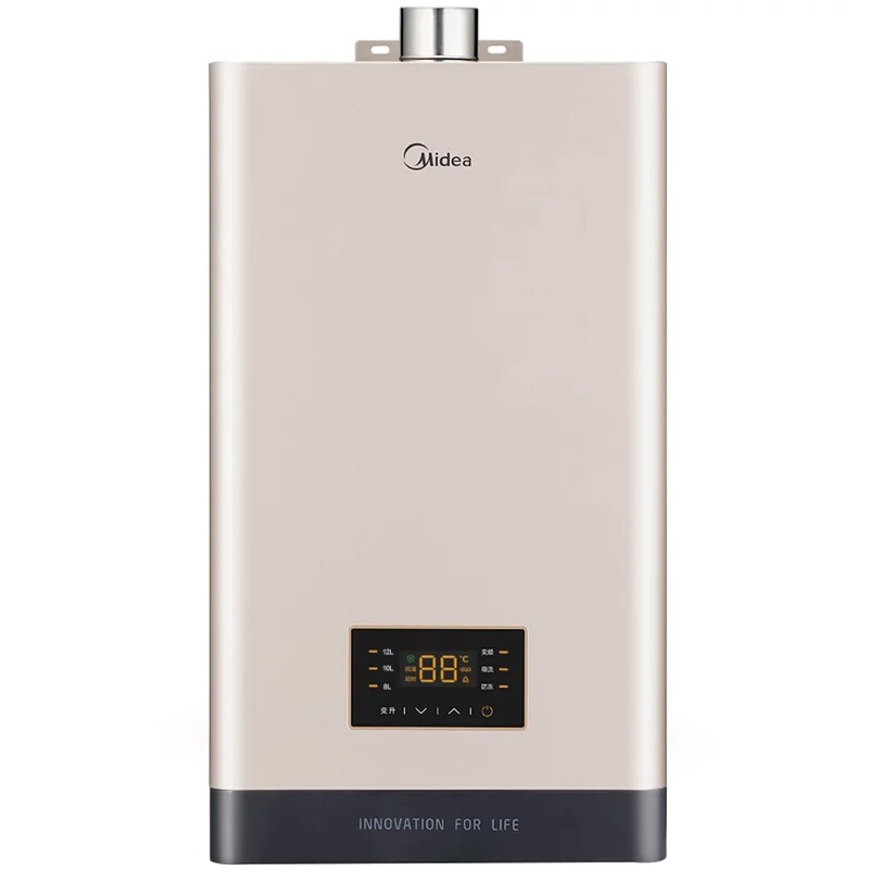 美的(Midea) JSQ20-10HC4 10升 三檔變升 穩(wěn)流恒溫 燃?xì)鉄崴?天然氣