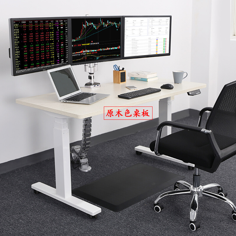 樂歌（Loctek） E3 呵護(hù)腰椎站立辦公電動(dòng)升降桌/立柱3節(jié) (桌面尺寸1800*800mm) 