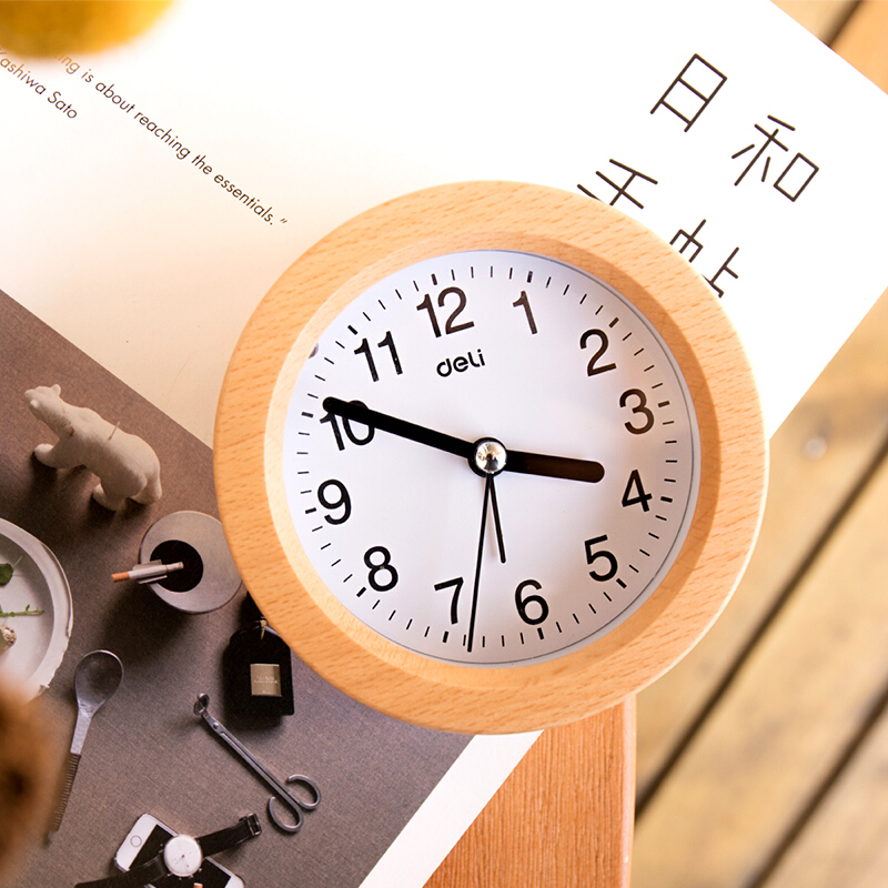 得力（deli） 8810 3.5寸靜音圓形櫸木鬧鐘貪睡鬧鐘 木紋色_http://lucerna.cn/img/sp/419/7e7fd1ff-0896-43c5-81bc-9d0bbfe91ae8.jpg
