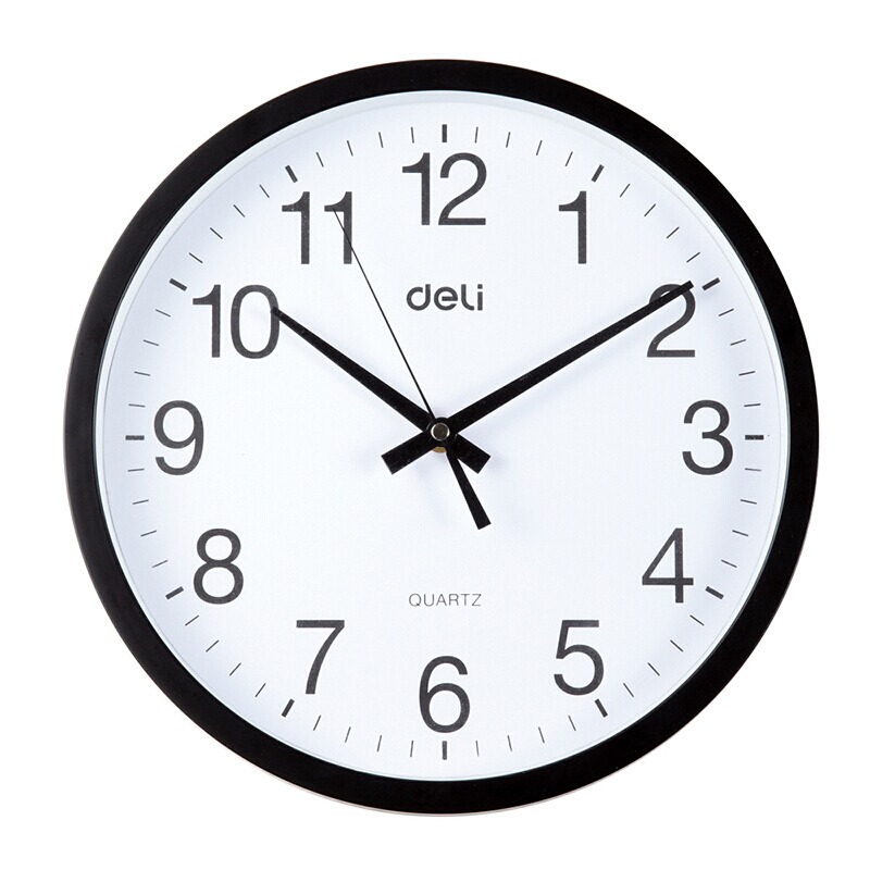 得力（deli） 9006 掛鐘 (只)37CM（14.5寸） (黑色) _http://lucerna.cn/img/sp/419/9ac30446-137a-43bd-8d19-f4d2890c2cc7.jpg
