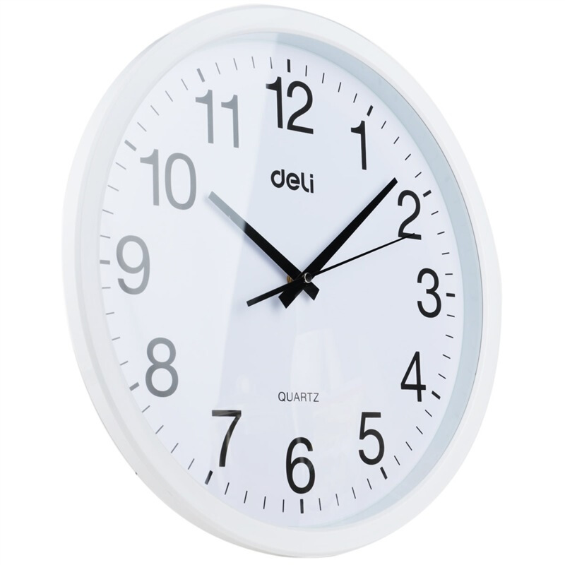 得力（deli） 9006 掛鐘 (只)37CM（14.5寸） (白色) _http://lucerna.cn/img/sp/419/c6ea79ef-a42f-47bb-bbf5-e20114a349b1.jpg