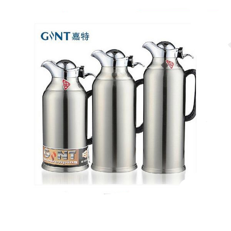嘉特（GiNT） 3041-130 不銹鋼熱水瓶 鴨嘴保溫暖水壺 高硼玻璃內(nèi)膽家用 開水保溫壺 