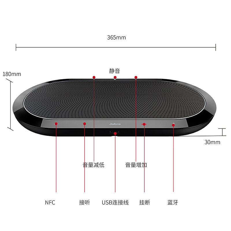 捷波朗（Jabra） SPEAK 810 藍牙/會議音頻/視頻會議麥克風/揚聲器_http://lucerna.cn/img/sp/592/451a719b-7e4b-4e18-a1ce-e35e3541e4d0.jpg