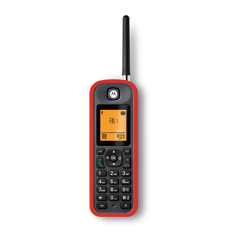摩托羅拉（Motorola） O201C 電話機 遠距離數(shù)字無繩單機 橙色背光電話簿中英文顯示菜單可擴展 無線座機（紅色）_http://lucerna.cn/img/sp/764/2dd28973-8c6a-4a76-94bf-17f40294ba15.jpg