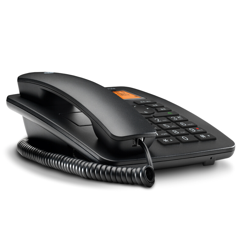 摩托羅拉（Motorola） CT111C 智能自動(dòng)/手動(dòng)插卡錄音電話機(jī)座機(jī)商務(wù)客服電話呼叫中心家用辦公固定座機(jī) （黑色）_http://lucerna.cn/img/sp/766/7590b632-3ef1-42fb-a6b1-71fd133694d9.jpg