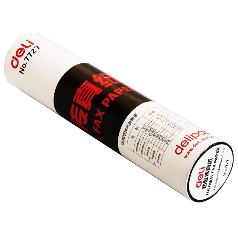 得力（deli） 7727 熱敏傳真紙(白)210mm*27.3m(卷)12卷裝_http://lucerna.cn/img/sp/82/efefd11f-8f88-433f-a809-5f7cf962d7b6.jpg