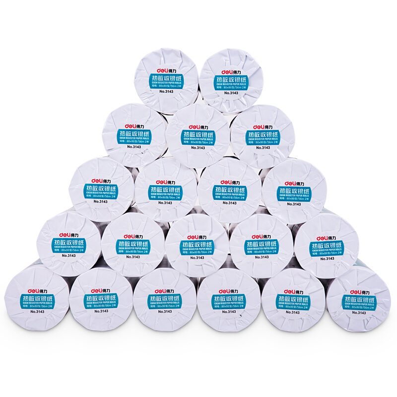 得力（deli） 3143 熱敏收銀紙80mm*80mm*56m(紅)20卷裝_http://lucerna.cn/img/sp/83/199f9bca-867f-403f-b8f3-2ee5367e378f.jpg