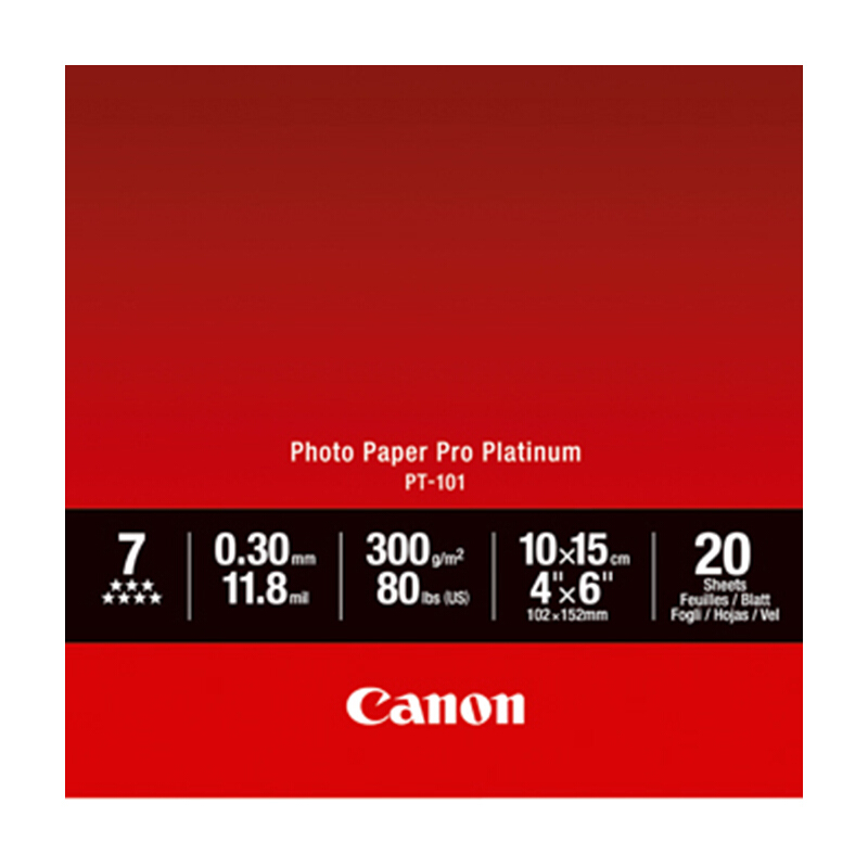 佳能（Canon） PT-101 光面噴墨打印紙 專業(yè)照片紙 (4*6/20張) _http://lucerna.cn/img/sp/83/98a08c6a-9d7c-44de-855a-c2160b4bc145.jpg