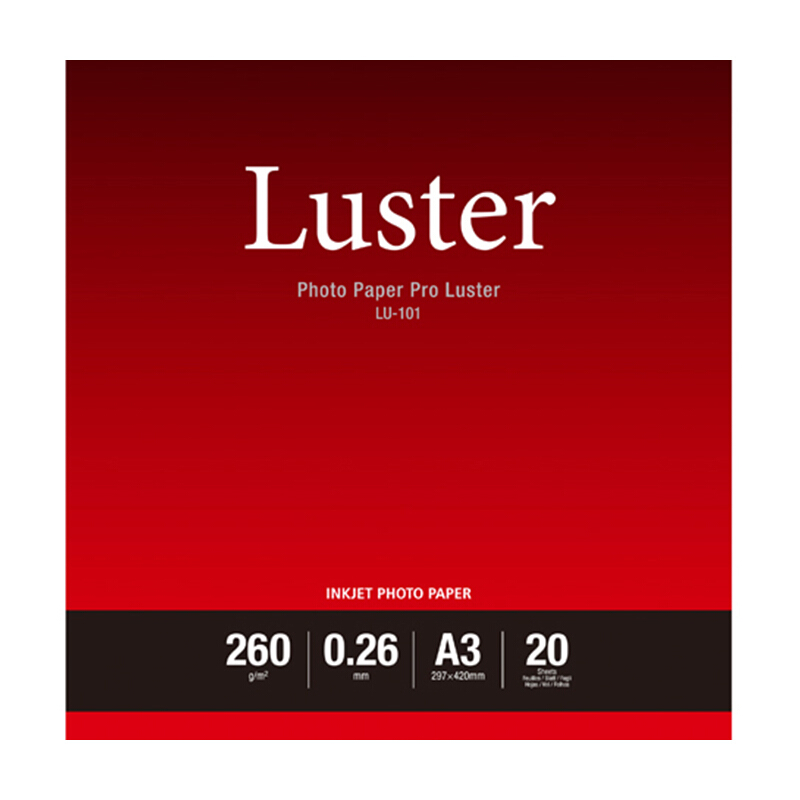 佳能（Canon） LU-101 專業(yè)絨面照片紙/相片紙 (A3/20張) _http://lucerna.cn/img/sp/83/a71e3ad9-0624-4f0c-aae3-1d6edc056f14.jpg