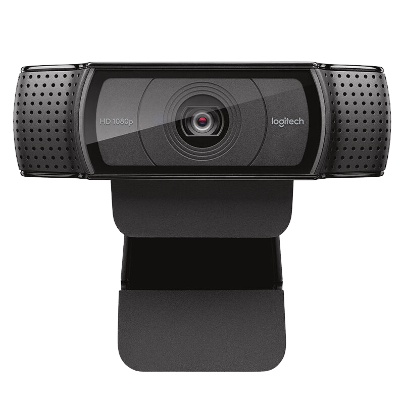 羅技（Logitech）C920e 高清網(wǎng)絡攝像頭 黑灰色