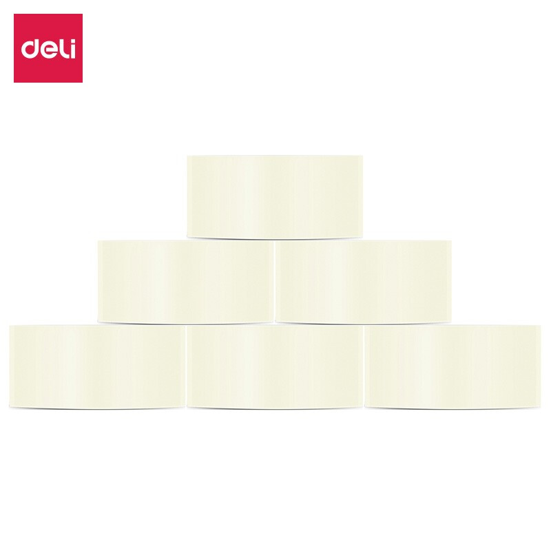得力（deli） 30911 透明封箱膠帶 48mm*60y 6卷/桶_http://lucerna.cn/newimg/C202207/1658393506376.jpg
