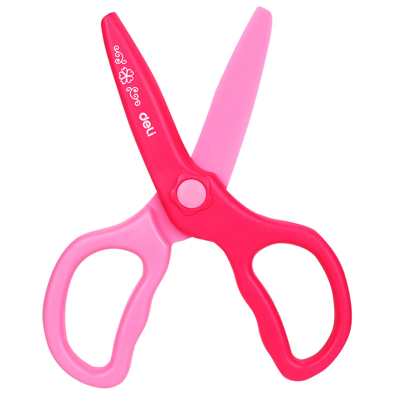 得力(deli)兒童安全剪刀/學(xué)生塑料裁紙剪刀 顏色隨機(jī)6067_http://lucerna.cn/newimg/C202209/1662539848690.jpg