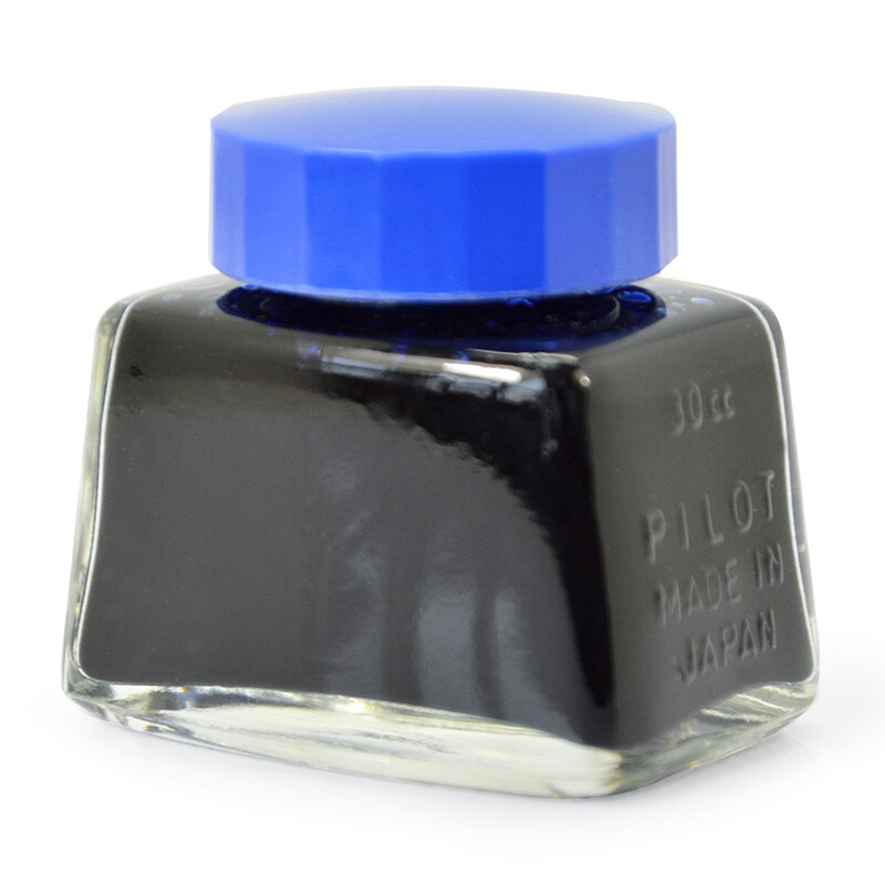 百樂（PILOT）非碳素墨水 不堵筆鋼筆墨水30ml 藍黑INK-30-BB_http://lucerna.cn/newimg/C202209/1662541080708.jpg