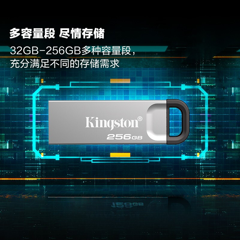 金士頓（Kingston）USB 3.2 Gen 1 U盤(pán) DTKN256G_http://lucerna.cn/newimg/C202303/1679462962575.jpg
