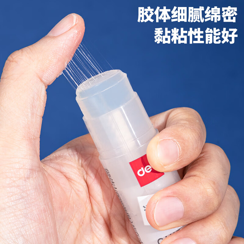 得力(deli)15g透明色ACR固體膠水24支裝 7107_http://lucerna.cn/newimg/C202303/1679649092651.jpg