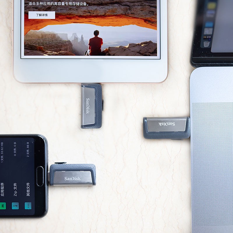 閃迪(SanDisk) 256GB Type-C USB3.1 手機(jī)電腦U盤DDC2 讀速150MB/s 便攜伸縮雙接口_http://lucerna.cn/newimg/C202305/1683273247973.jpg